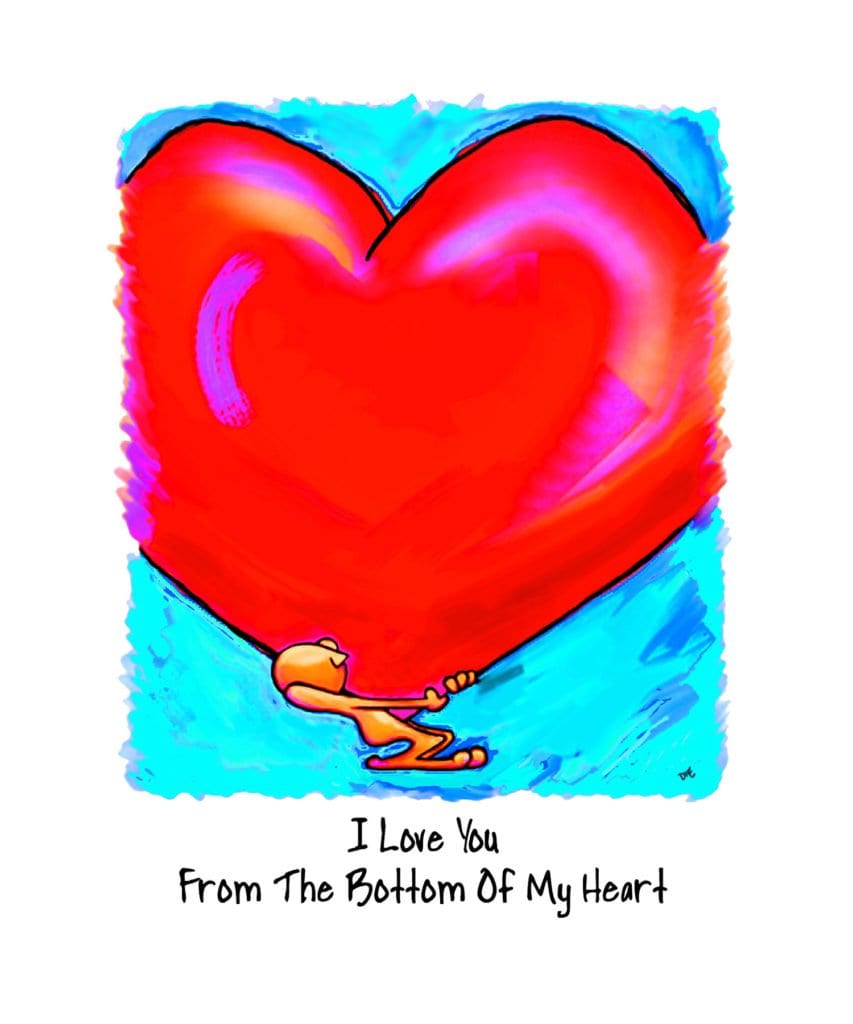 Bottom of Heart The Great Cosmic HappyAss Card Co.